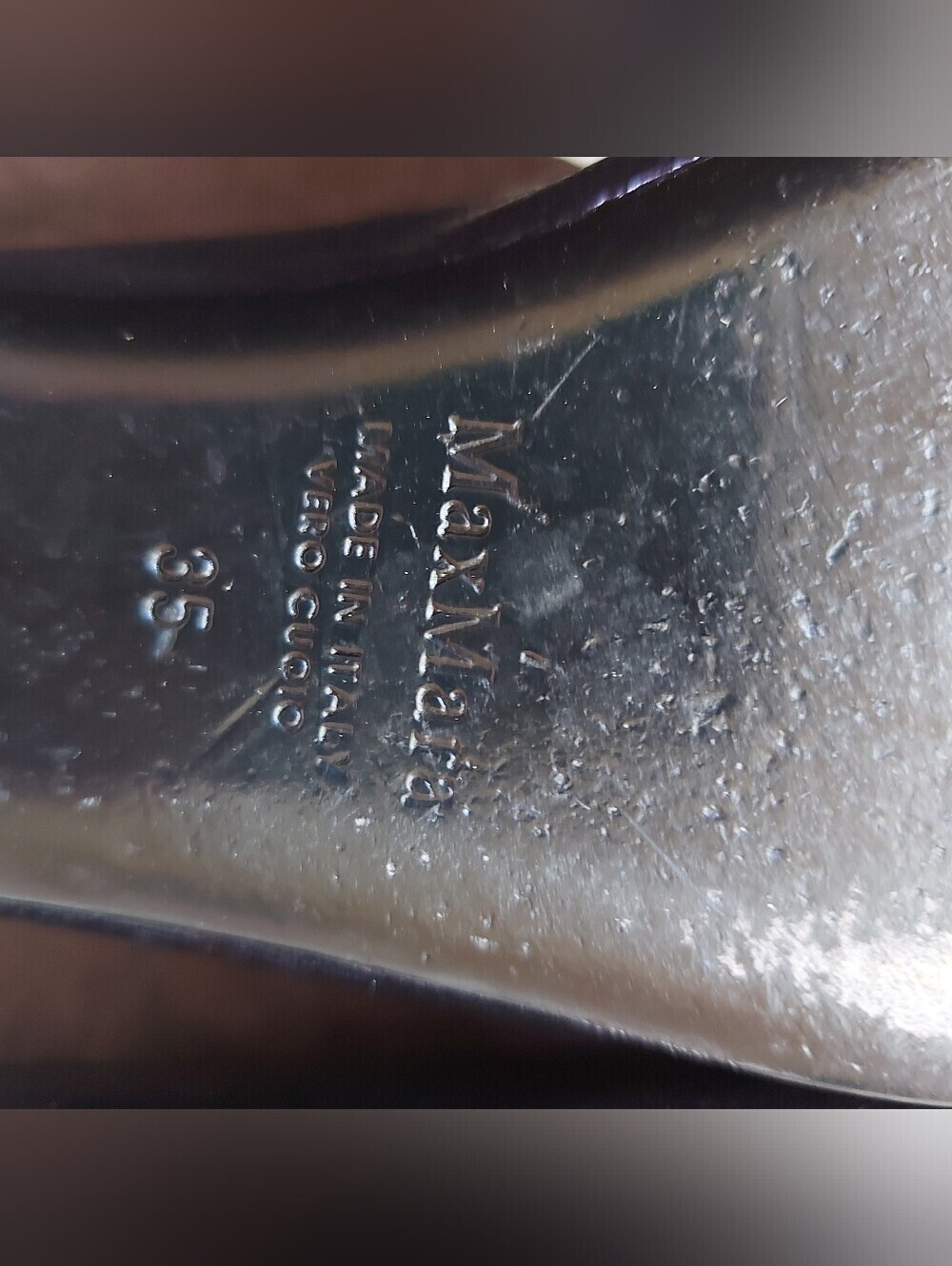 Max Mara Leather Ballet Flats. Made in Italy. Size EU 35. - Picture 16 of 16